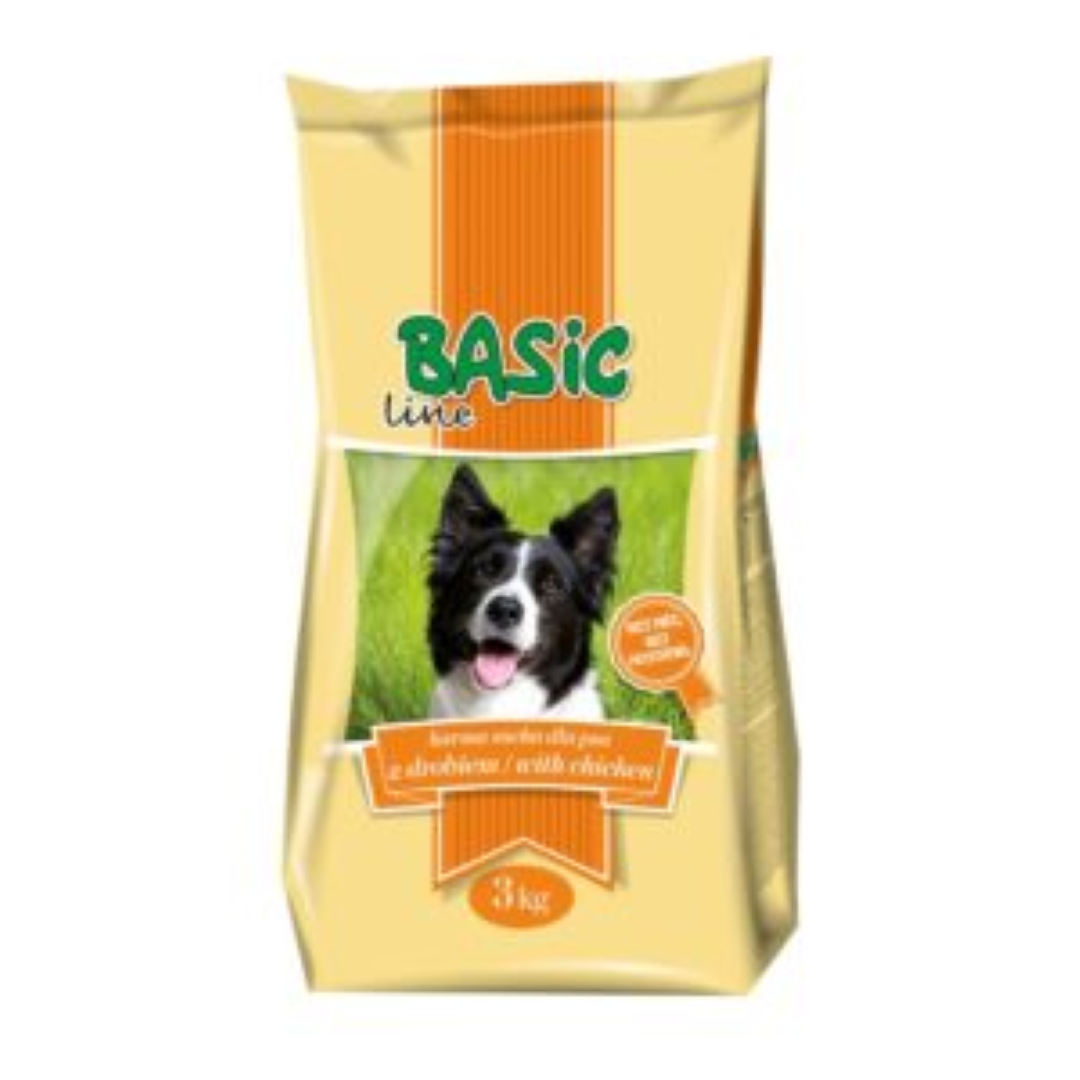 BASIC LINE DRY FOOD FOR DOGS WITH CHICKEN 3KG